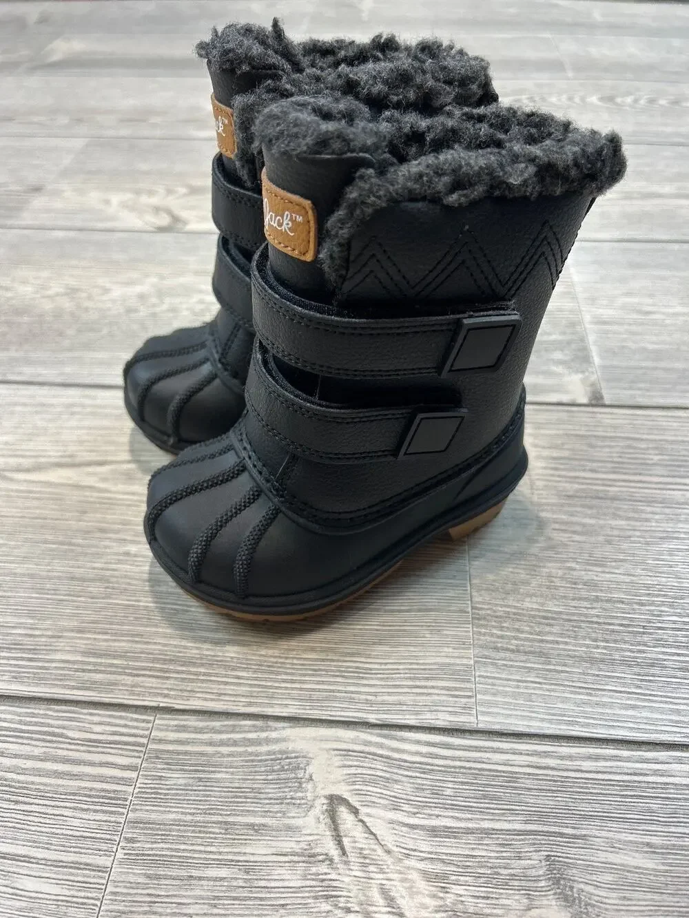 Cat & Jack Toddler Denver Waterproof Snow Boots Black 5 NWT